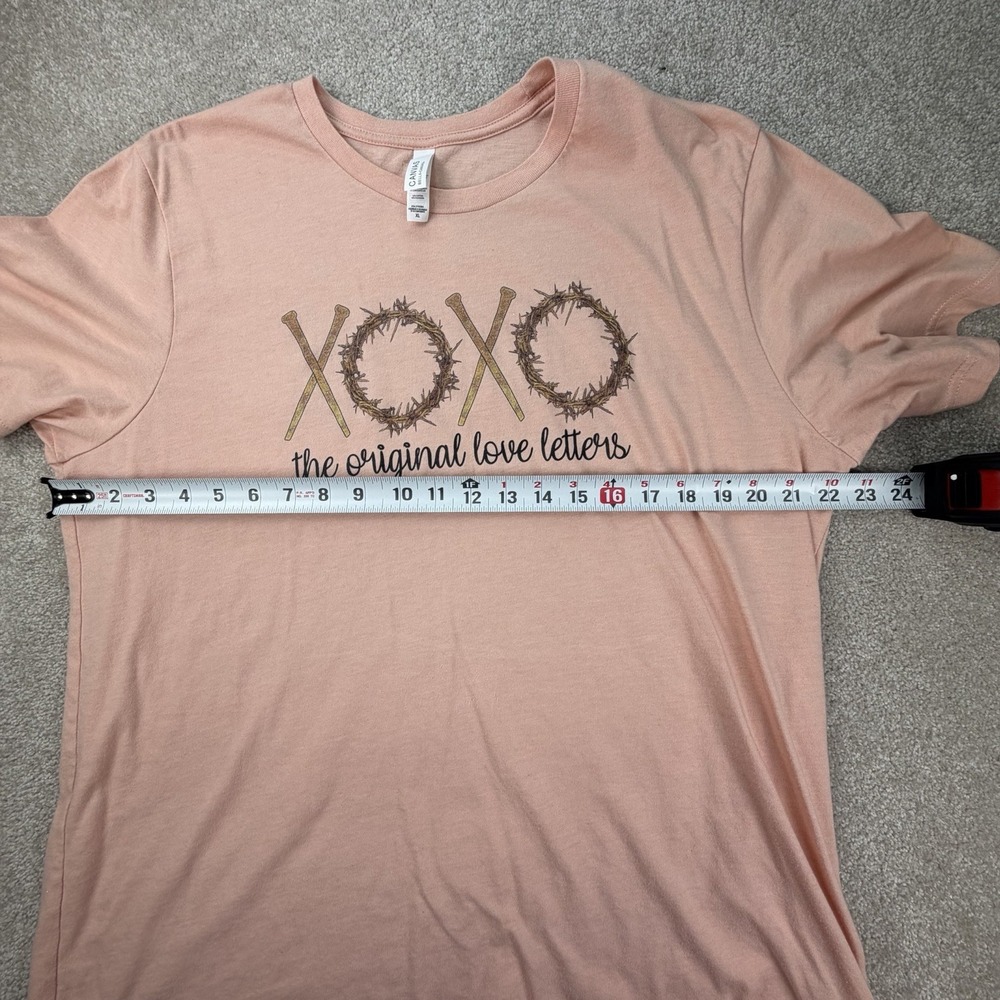 Original Love Letters Screen Print Tee XL Pink - Picture 5 of 6